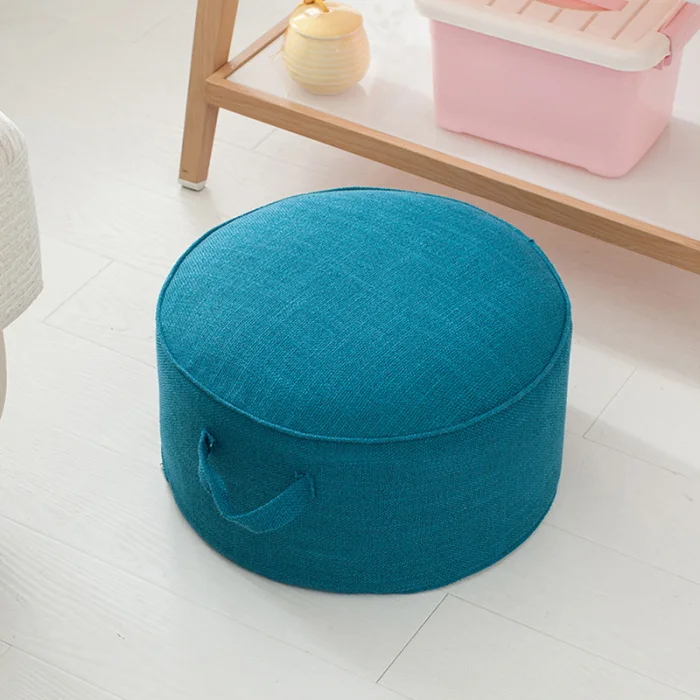 Round Floor Seat Cotton Linen Cushion Meditation Mat Removable Washable Cushion TT-best
