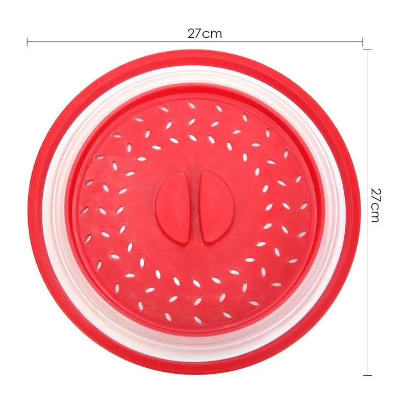 Складной чехол для микроволновой печи крышка складного силикона блюдо дуршлаг
