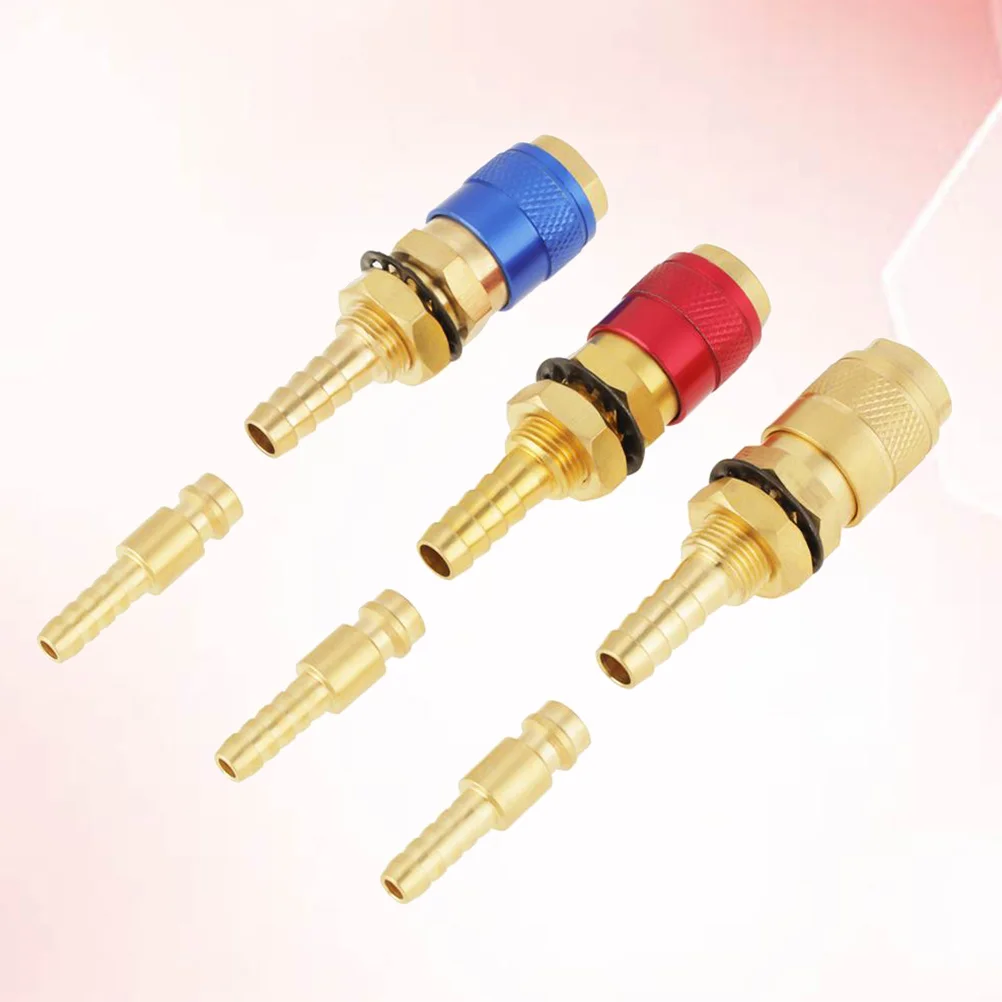 

6Pc Professional Gas and water Quick Connector for MIG TIG Welder Torch