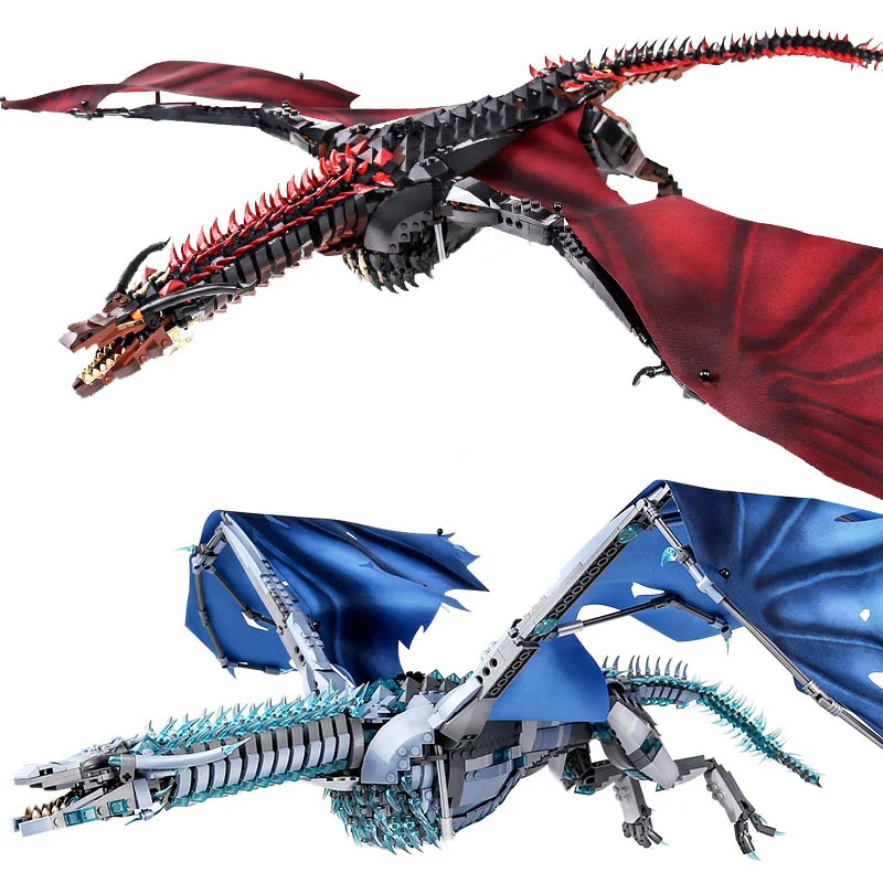 

Ice and Fire Dragon Thrones Series Gengzhuo Viserion Educational Toy Building Blocks Christmas Gift