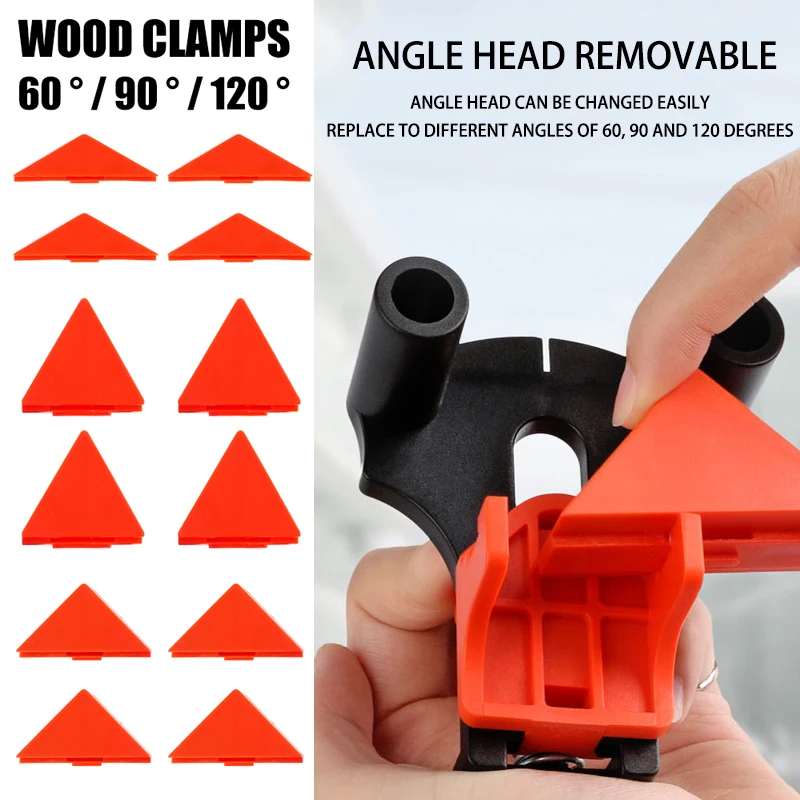 

4PCS multifunctional right-angle clip, photo frame clip, picture frame clip, right-angle fixing clip, woodworking clip