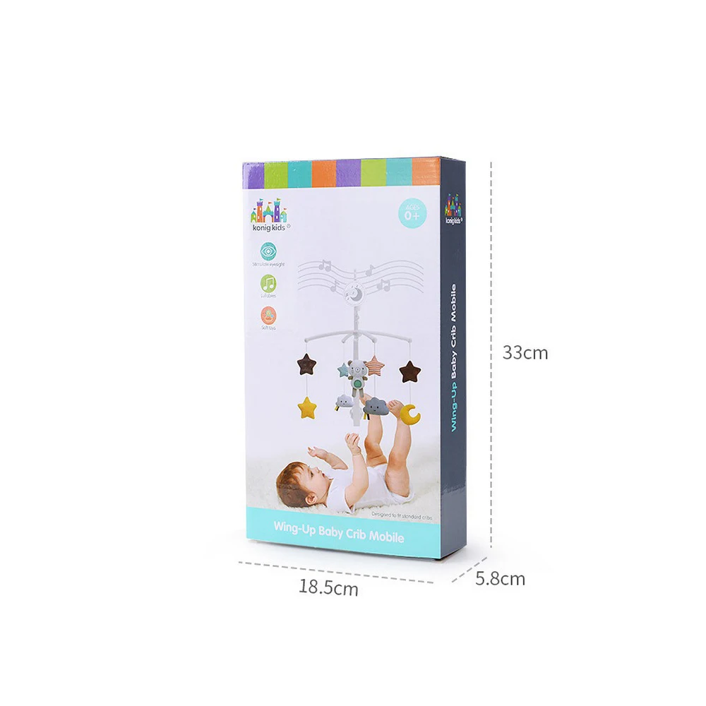

Baby Rattles Crib Mobiles Toy Rattles Music Educational Toys Rotating Bed Bell Nightlight Rotation Carousel Cots 0-12M Newborns
