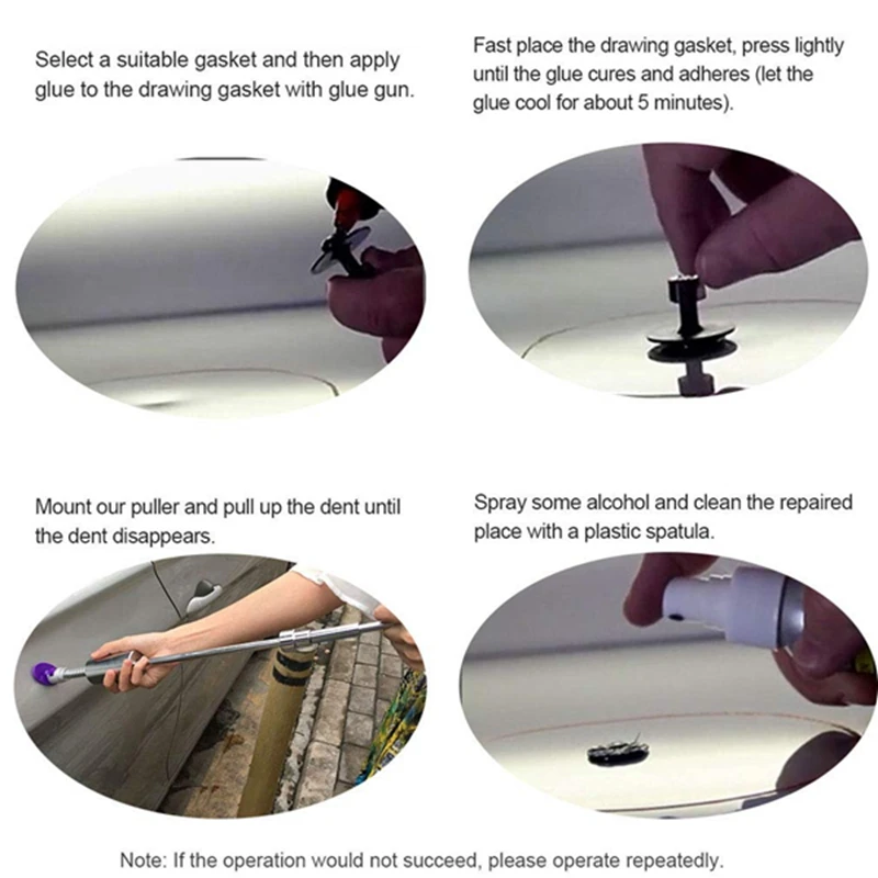 Инструменты для ремонта вмятин на автомобиле без рисунка Удаление Комплект
