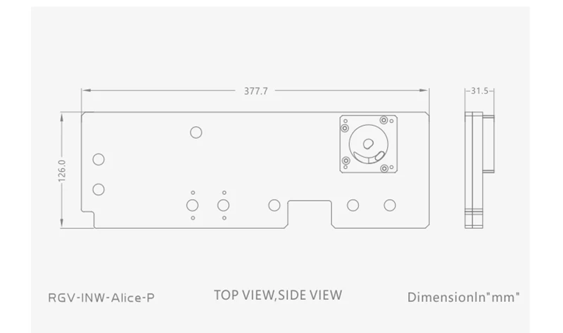 BYKSKI Acrylic Board Water Channel Kit Solution for IN WIN Alice case kit Computer Case CPU/GPU Block Support DDC Pump RGB | Компьютеры и