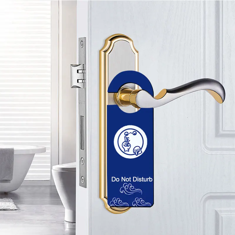Не беспокоить вешалка для дверей деревянная Чистящая односторонняя дверная