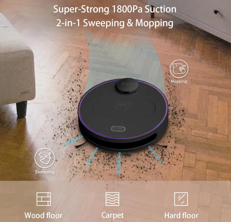 360 S6 робот пылесос автоматический пульт дистанционного управления уборочный LDS