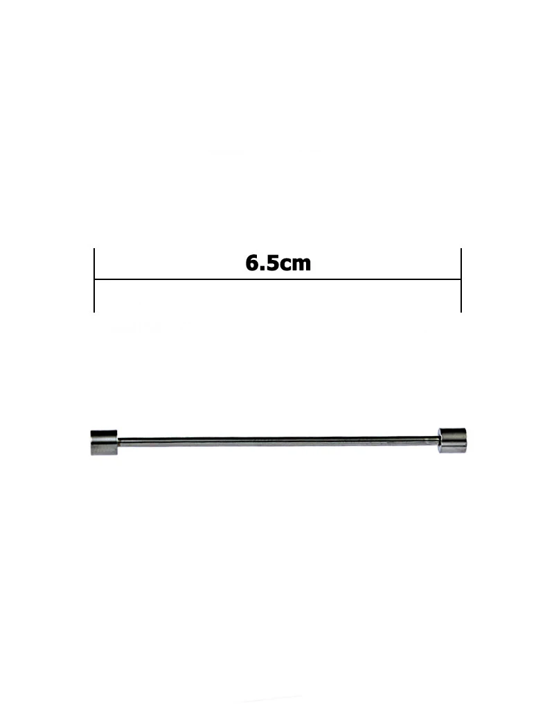 Популярные маленькие цилиндрические Угловые винтовые пуговицы брошь для