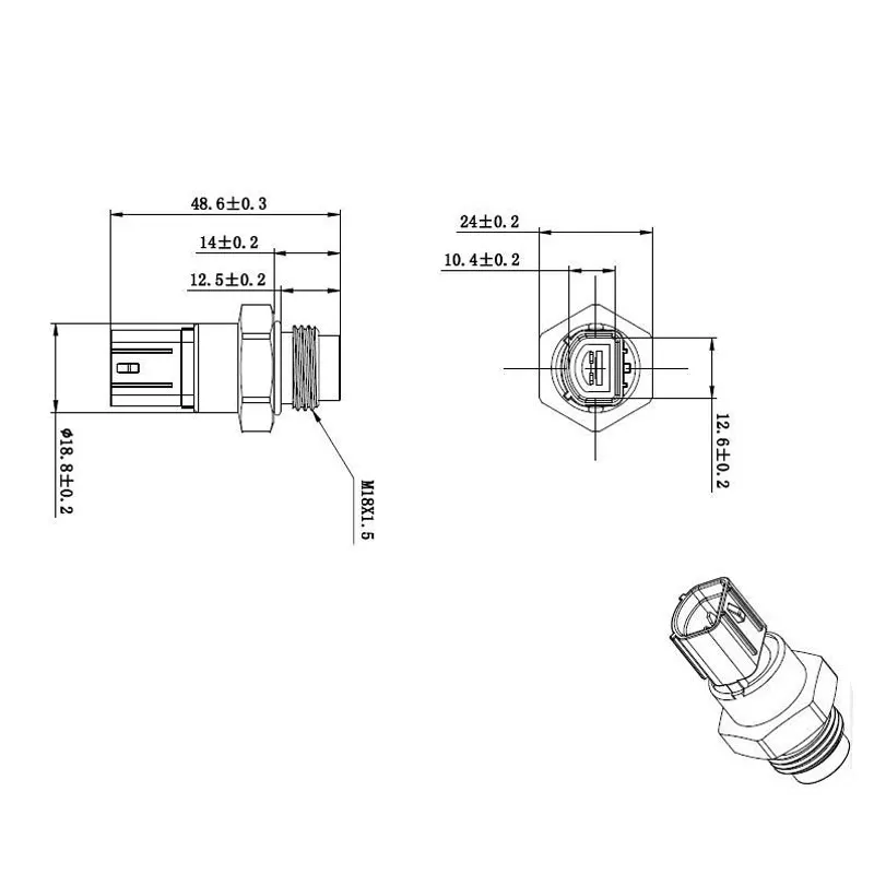 

Water Coolant Temperature Sensor Fan Switch For DaewooTico Chevrolet ETC.94581902 17680A78B00-000 17680A78B00