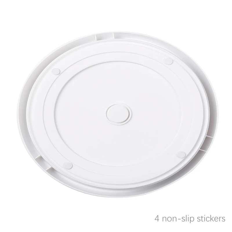 Нескользящий шкаф для кладовой Lazy Susan Turntable 9 84 дюйма круглый вращающийся кухонный