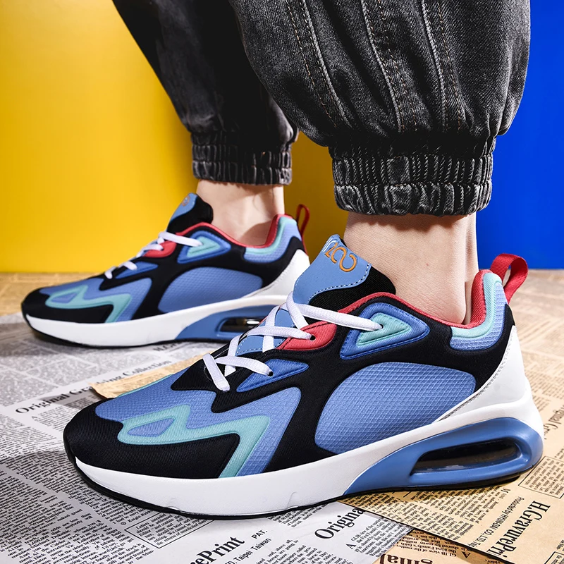 Лидер продаж дышащие легкие кроссовки для бега мужские с воздушной подушкой