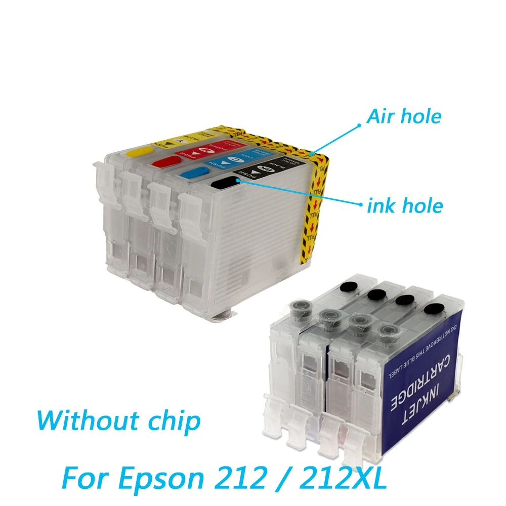 212 212XL многоразовый чернильный картридж для Epson Expression Home XP-4100 XP-4105 и Workforce WF-2830 без