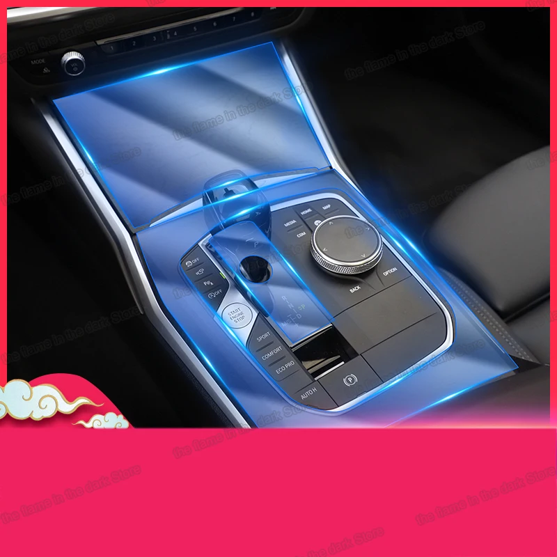 hd transparent Anti-scratch TPU Car Interior gear Protector Film Sticker for Bmw 3 Series G20 2018 2019 2020 320 325 2021 2022 | Автомобили