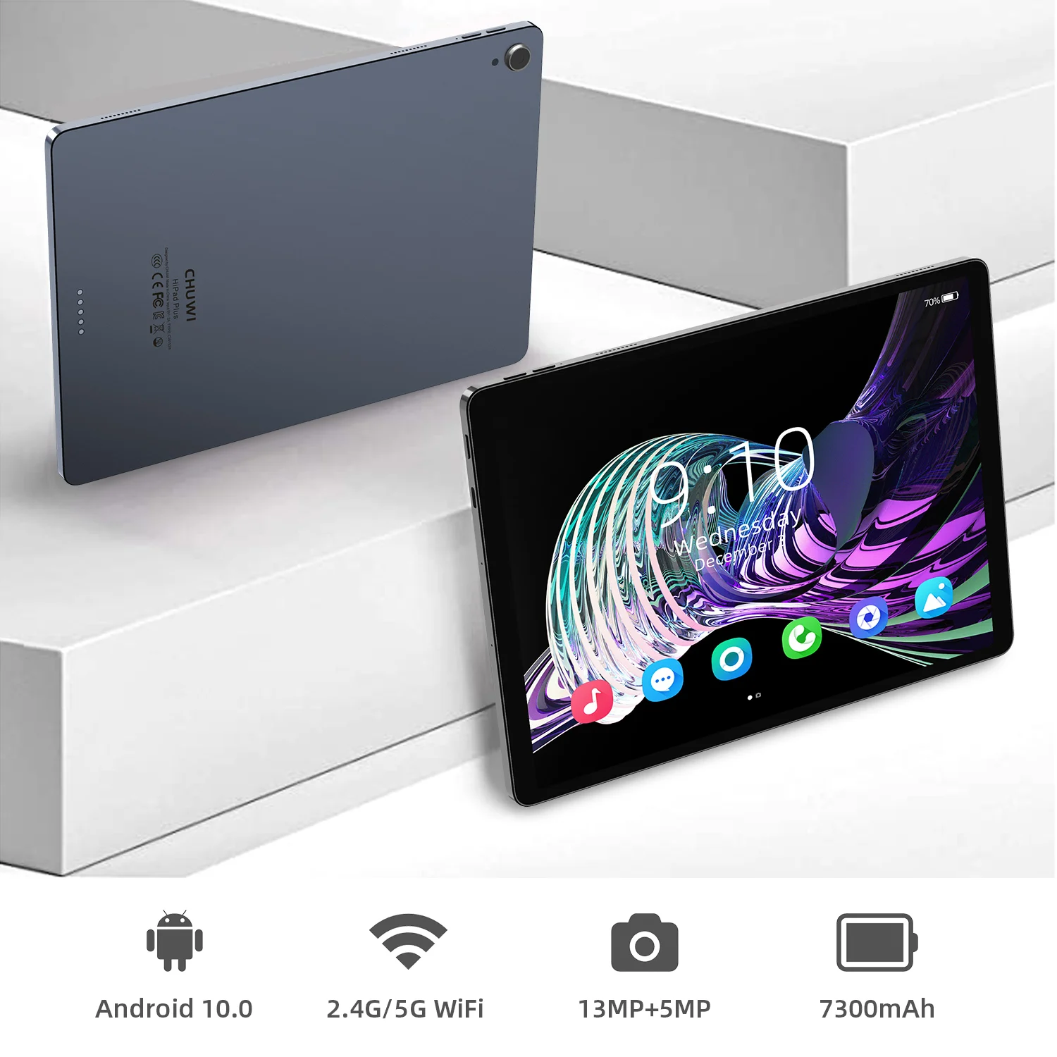 CHUWI HiPad Plus 11 дюймов разрешение 2021*2176 Восьмиядерный процессор MT8183V/A 4 Гб ОЗУ 1600 ПЗУ