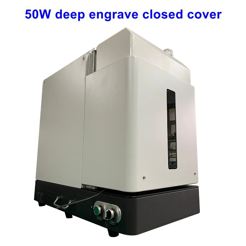 

auto focus Enclosed Fiber Laser Engraving Marking Machines for Metal 20W 30W 50W Raycus Fiber Laser Marker