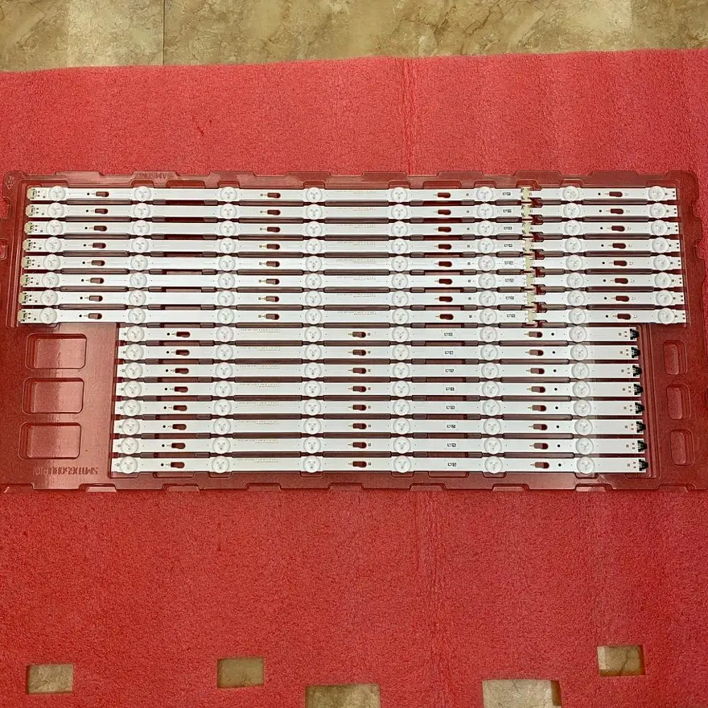 

16 шт. светодиодная подсветка полосы для Samsung UE65JU6000 UE65MU6105 UE65KU6179 UE65JU6400 UE65JU6500 UE65KU6020 UN65KU6300 UN65KU630DF