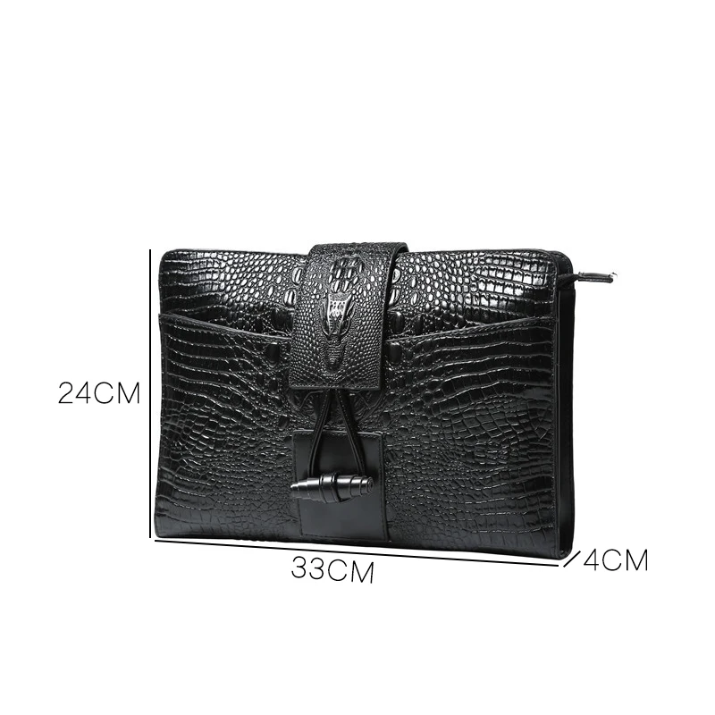 Youda новая сумка клатч с узором крокодиловая кожа в стиле ретро унисекс