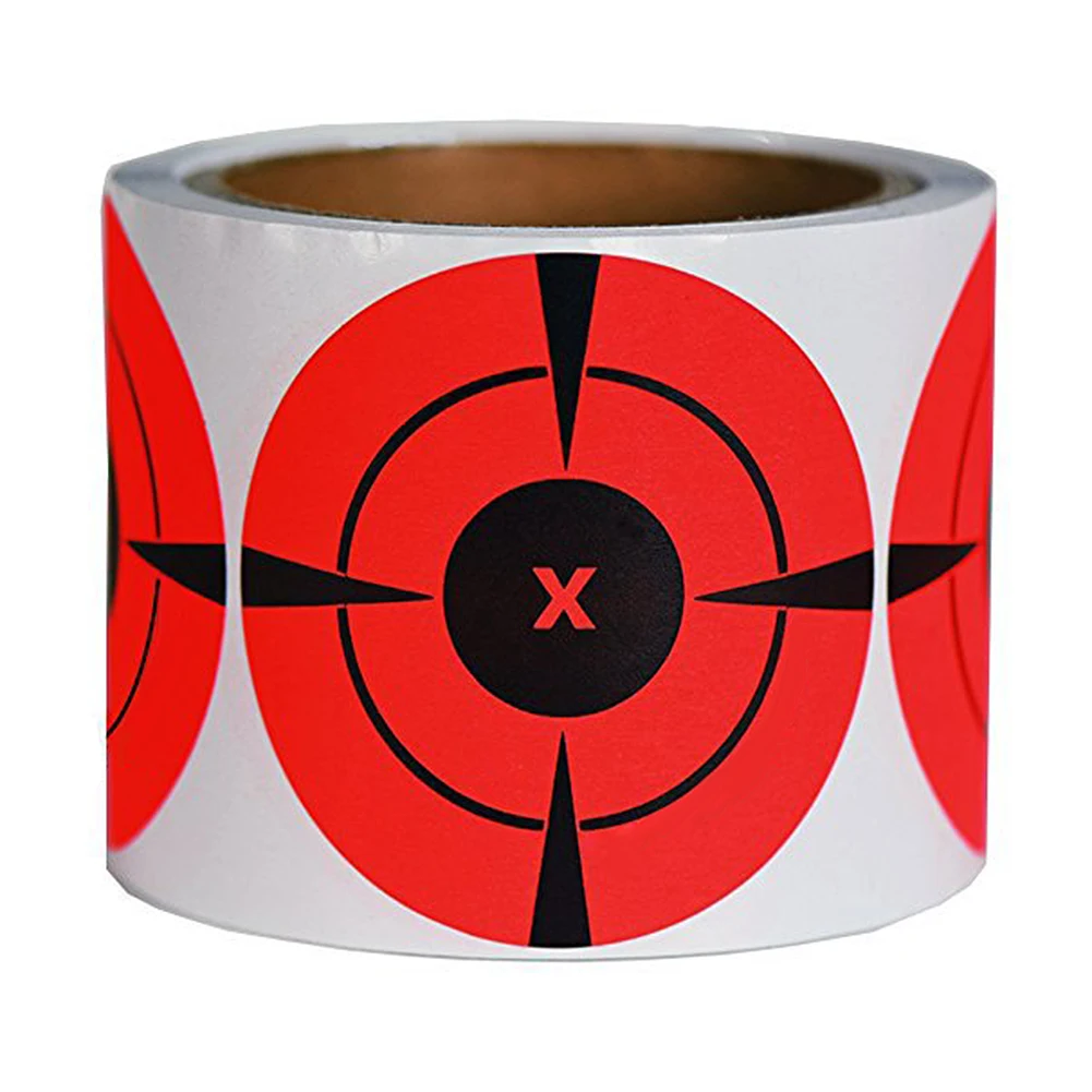 

125pcs/roll 7.5 Cm Splatter Target Shooting Exercises Stickers Set For Archery Bow Hunting Shooting Practice New Dropshipping