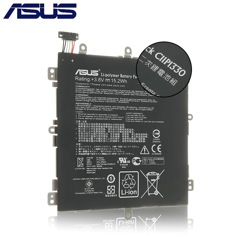 Оригинальный аккумулятор ASUS C11P1330 для MeMO Pad 8 ME581CL K01H K015 ME8150C 3948 мАч с инструментами