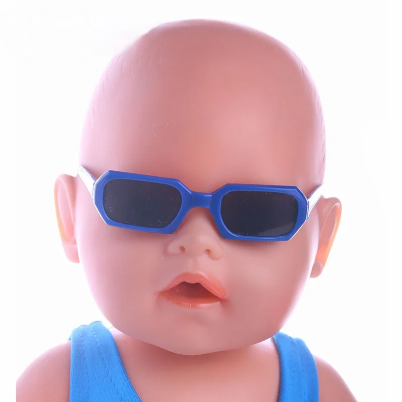

Doll accessories fashion square glasses Fit 43cm new - Doll ,Best gift for children Free shipping