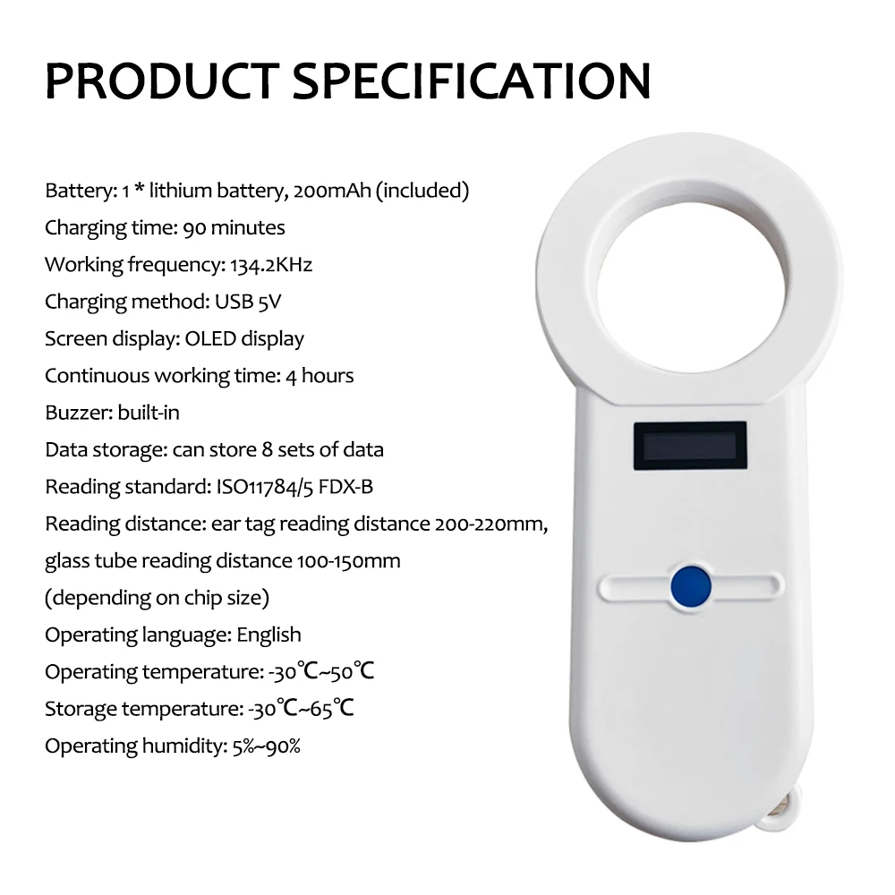 

ISO11784/5, ID , -, USB