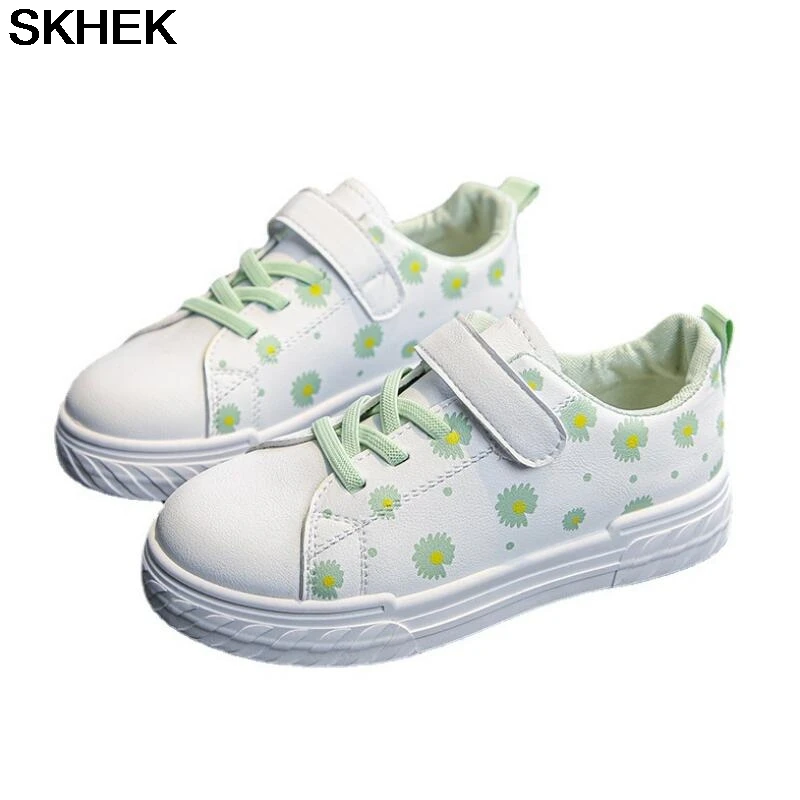 

SKHEK New Autumn Shoes Plaid Sneakers Children Classical Board Shoes Big Kid Sport Shoe School Shoes for Teen Girls Skate Shoes