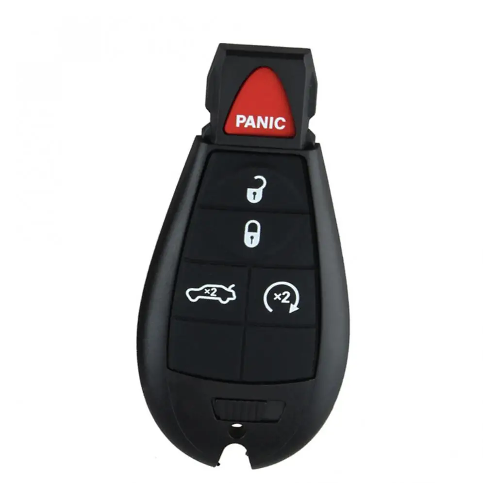 5 buttons uncut replacement keyless entry car key fob trunk remote start for chrysler dodge challengerchargerdurango 2008 2014 free global shipping