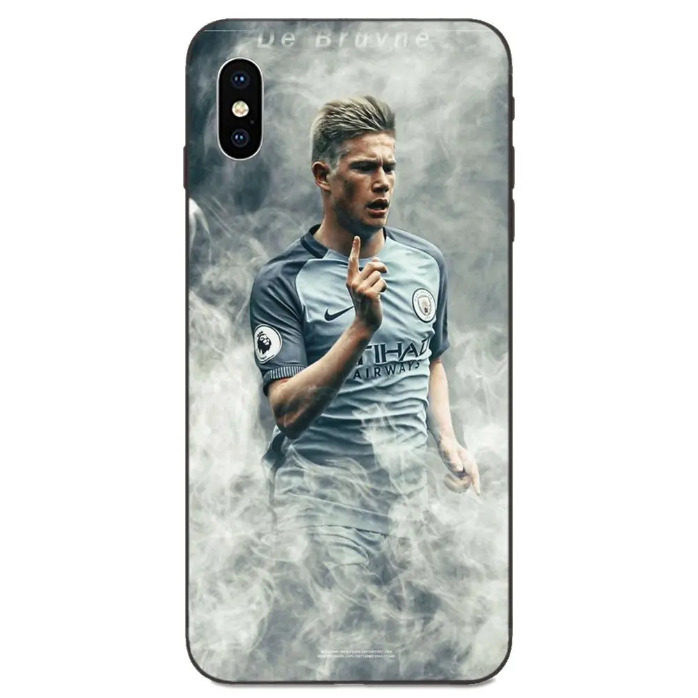 as picture Черный мягкий чехол для huawei nova 2 2S 3i 4 4e 5i Y3 Y5 II Y6 Y7 Y9 Lite Plus Prime Pro футболист Кевин Де Брюйн - Цвет: as picture
