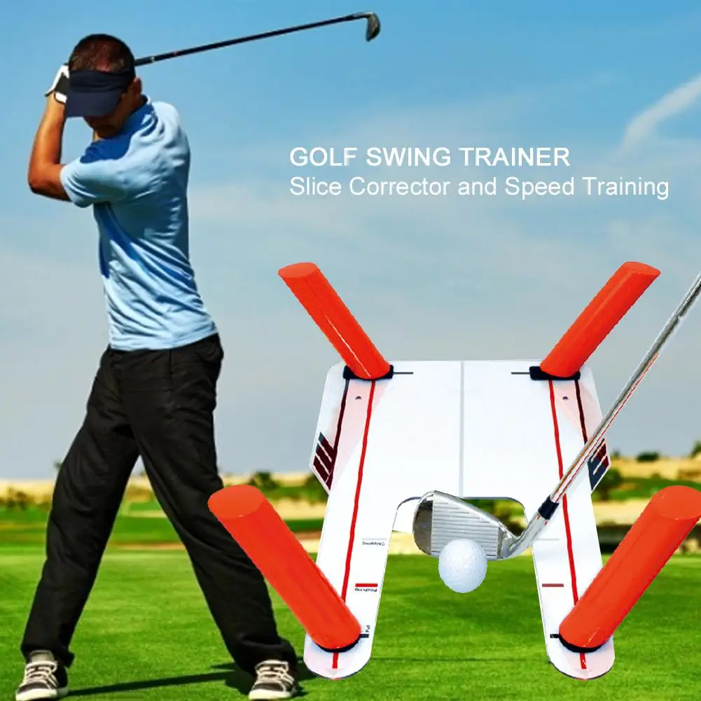 

Golf Aiming Hitting Trainer Golf Swing Trainer Shatterproof Mirror Golf Putter Mirror Accessories Tool Speed Training Tool