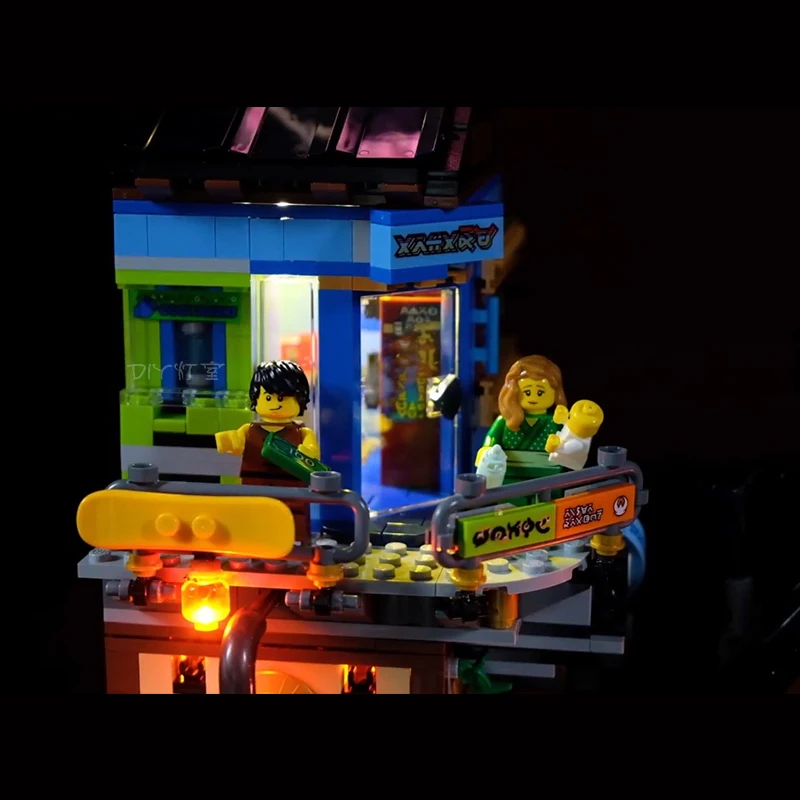 Светодиодный комплект для Lego 70657 совместимый с 06083 городскими доками ninjagoo набор