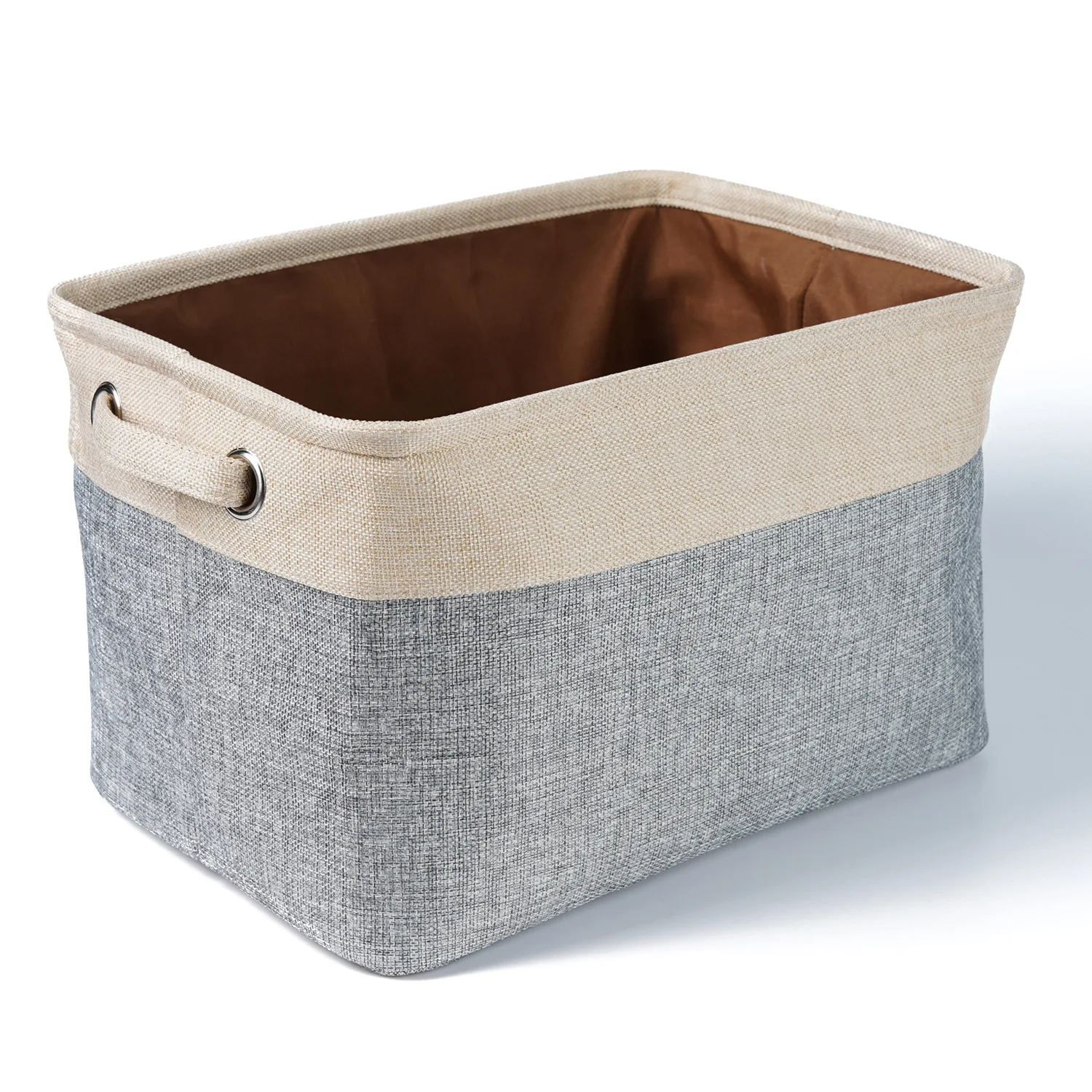 

New Large Cube Folding Storage Basket Linen Fabric Storage Organizer Kids Toys Storage Box Shelf Nursery Home Closet Clothes Bin