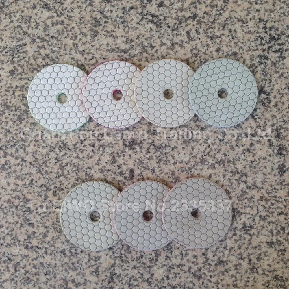 Сухая полировальная прокладка 4 дюйма (100 мм) гранитная столешница для ткани