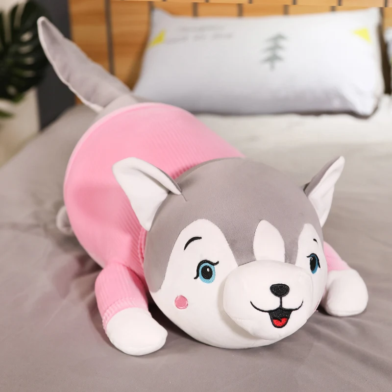40-100 см милая плюшевая игрушка хаски собака мягкая набивная Подушка