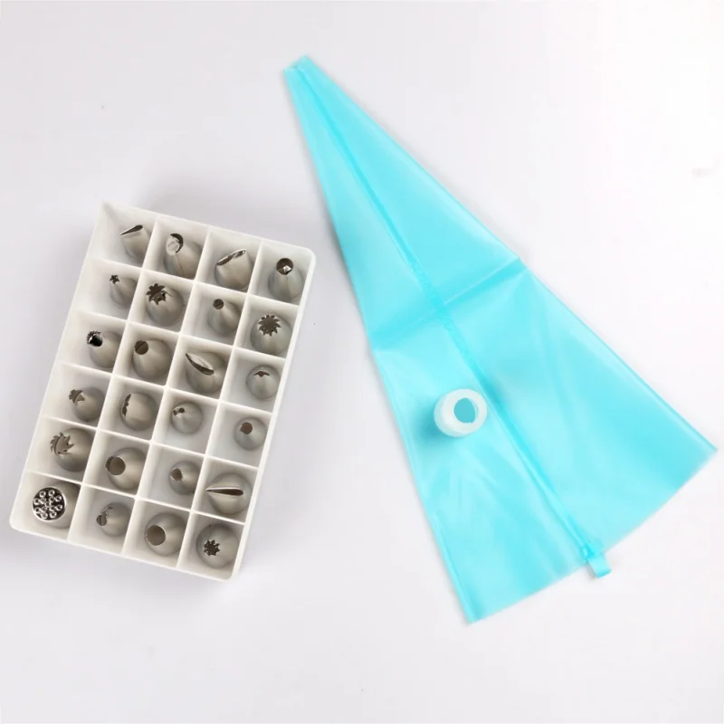 Наконечники для торта украшения рта 24 шт. в наборе + 1 пластиковый наконечник