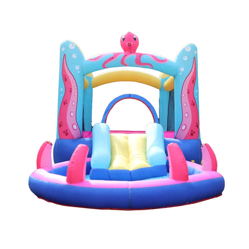 

Child Colorful Animal Inflatable Bounce House Bouncy Castle for Kids Indoor Park with Slide Jumping Jump Trampoline