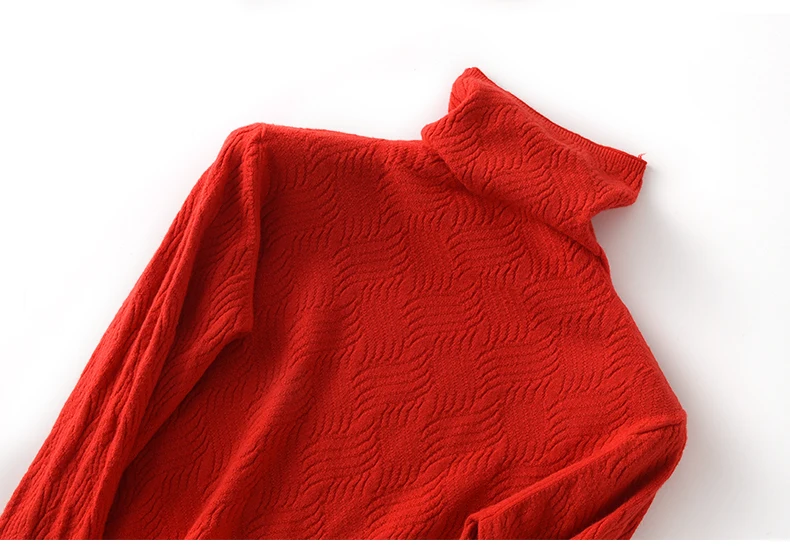 Autumn and winter new pile of high collar dark knit pullover women ALKMENE sexy fashion slim bottoming sweater women