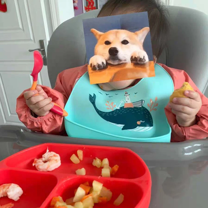 1 шт. водонепроницаемый силиконовый нагрудник для новорожденных | Мать и ребенок