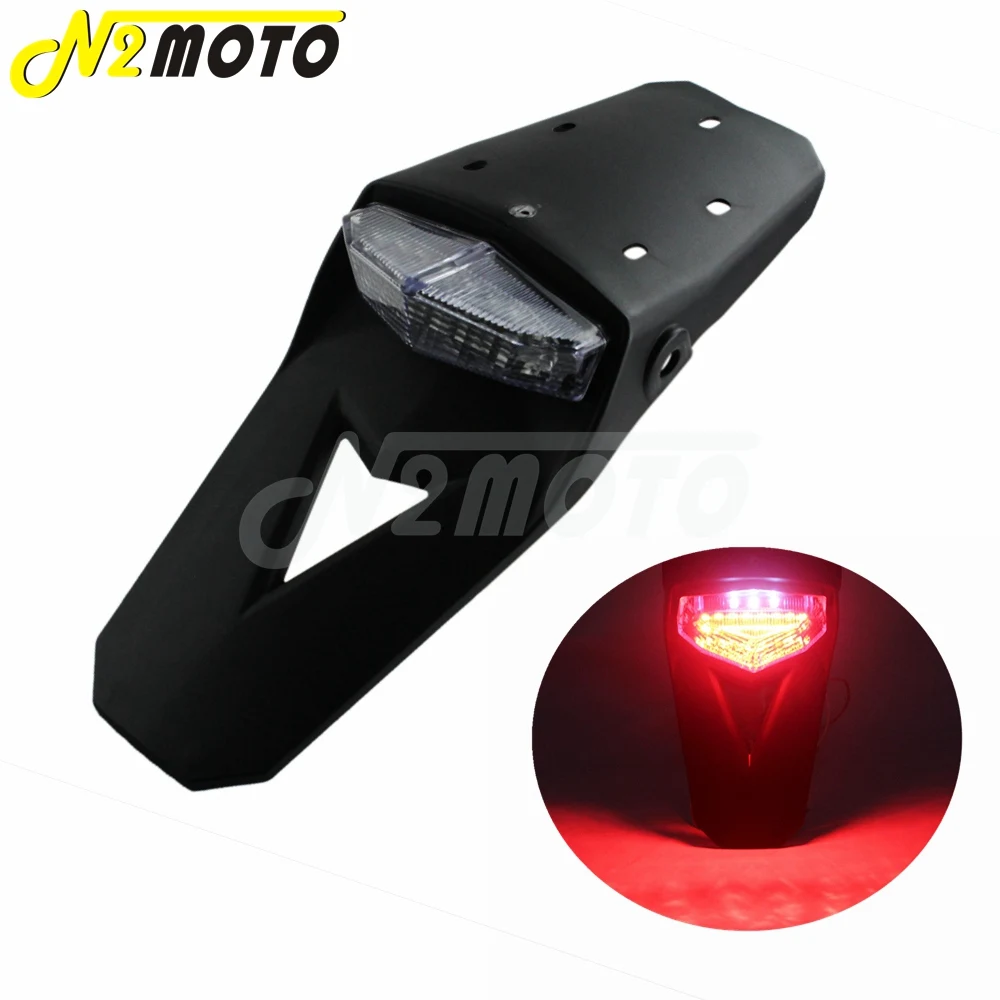 Светодиодный задний фонарь для мотоцикла универсальный эндуро пробный