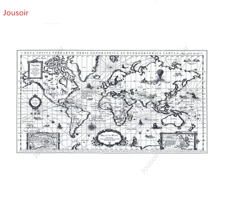 Черно белый минималистичный тканевый фон с картой подвесная ткань украшение для