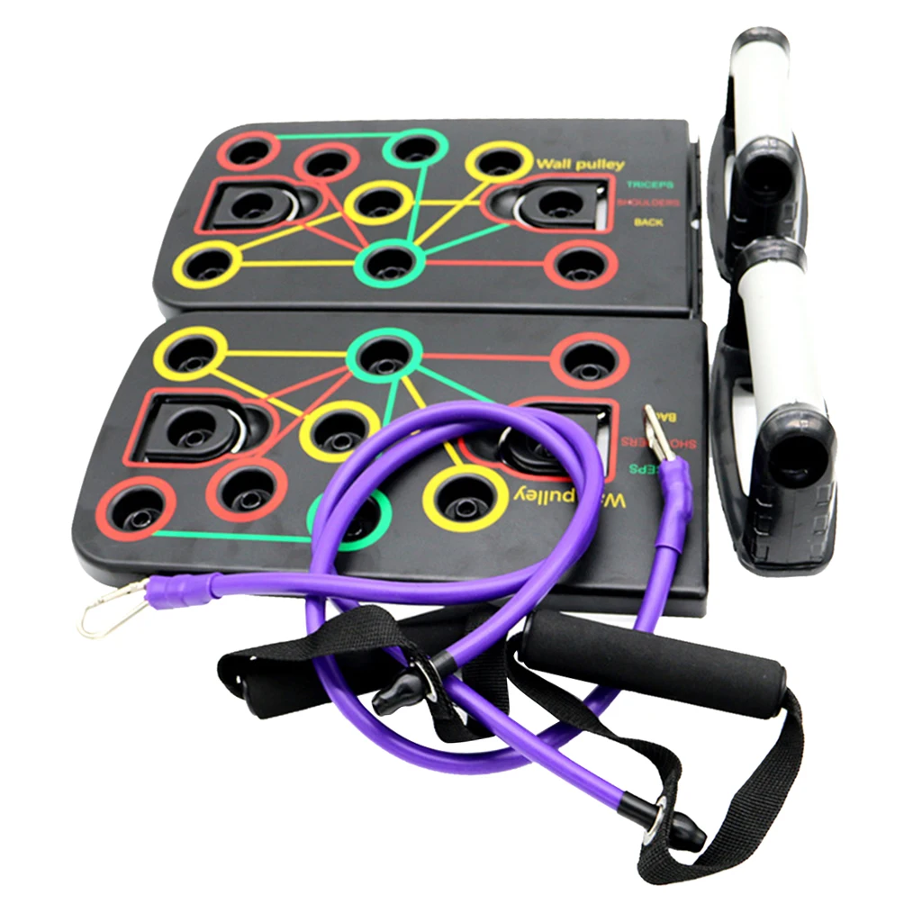 Портативный комплект для тренировок с эффектом пуш-ап складные подставки дома