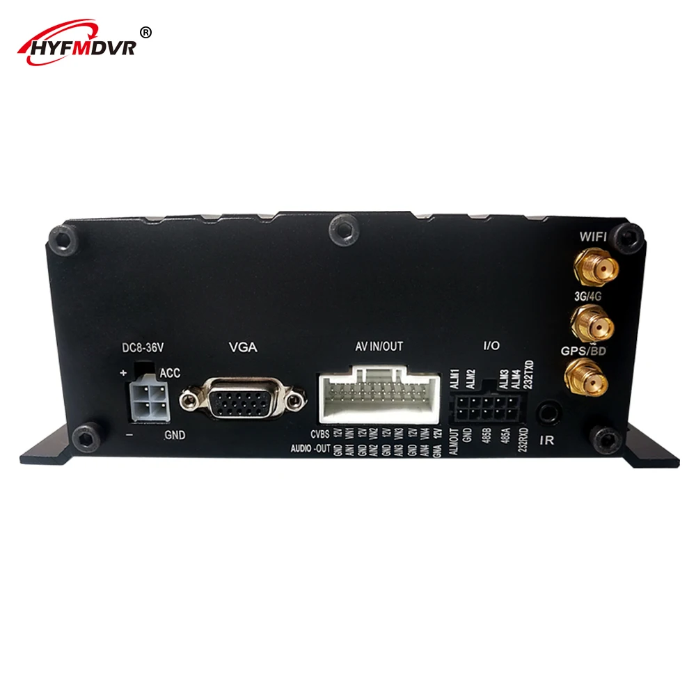 HYFMDVR оптовая продажа с фабрики 3g gps WIFI мобильный видеорегистратор ahd 1080p два