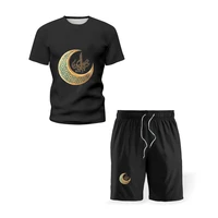 2021 summer new mens sets track suit man tshirt shorts set casual solid sportswear mens t shirts and pant suit sweat suits men