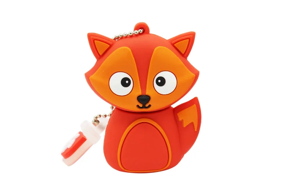 TEXT ME 64GB мультфильм Пингвин сова лиса стиль usb флеш-накопитель usb 2,0 4GB 8GB 16GB 32GB флешка, подарок
