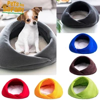 windproof soft dog bed house washable warm cat bed sleeping bag cave small medium pet supplies mat