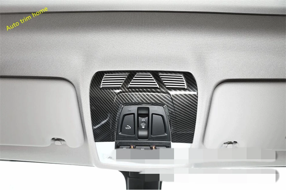 Lapetus аксессуары Передняя Крыша лампы для чтения рамка Крышка отделка Подходит BMW