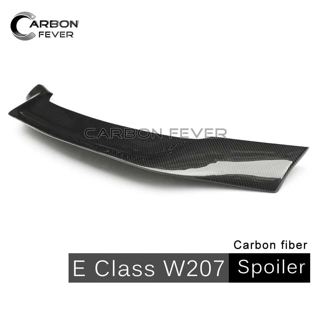 Для C207 задний спойлер из углеродного волокна крыло E Class Coupe E200 E250 E300 2010 2017|spoiler