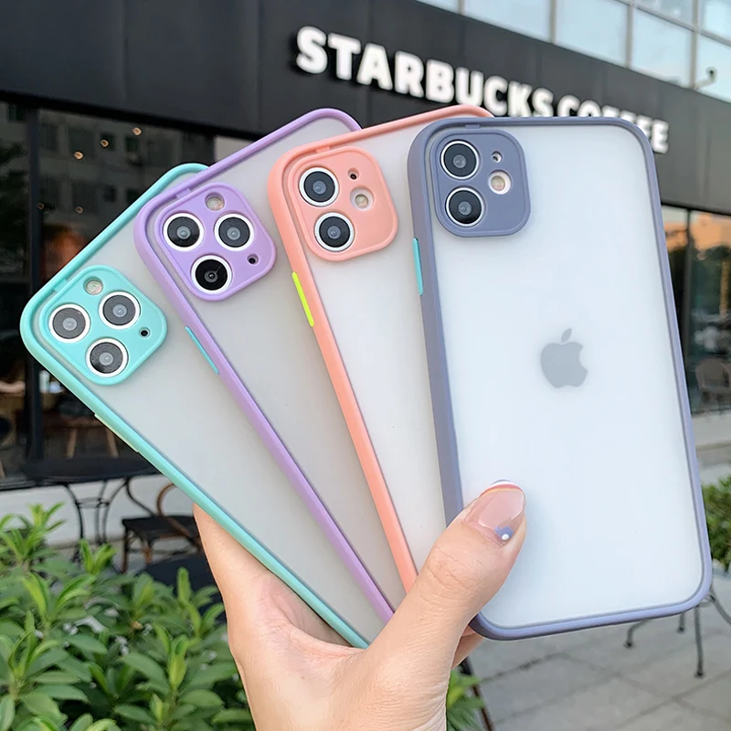 N1986N чехол для телефона iPhone 11 Pro X XR XS Max 7 8 Plus роскошная контрастная цветная рамка
