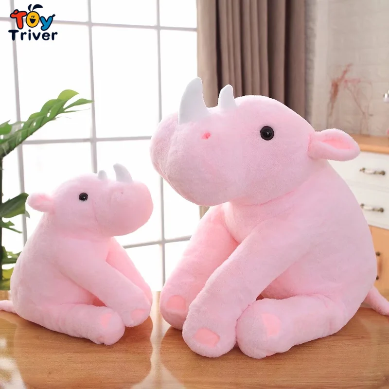Kawaii Рино плюшевая игрушка тривер мягкие дикие животные кукла ребенок дети
