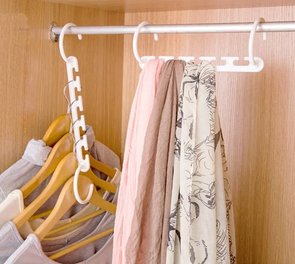 

3D Space Saving Hanger Magic Clothes Hanger with Hook Closet Organizer