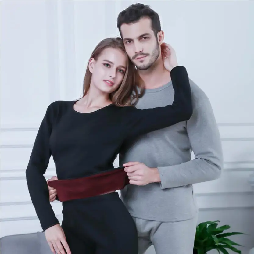 Зимнее нижнее белье, женская одежда Intimo Donna, костюмный Баян Termal Tayt с круглым вырезом, Мужская Термоодежда с длинным рукавом, флисовая Термоодежда