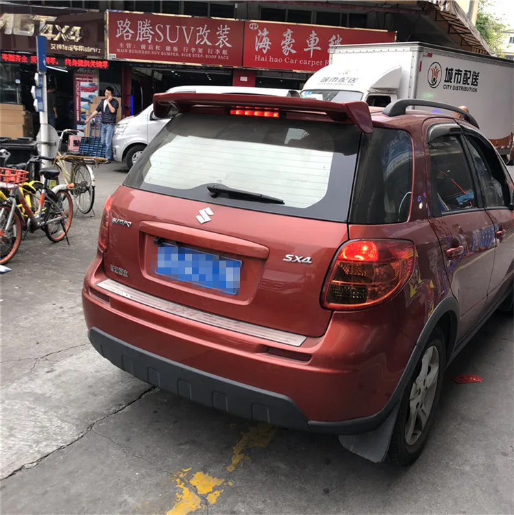 Спойлер для SX4 2008 2014 Suzuki цветной задний спойлер из АБС пластика